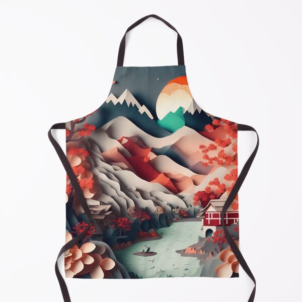 Item preview, Mountain Bloom in Paper art style designed and sold by FormFinder.