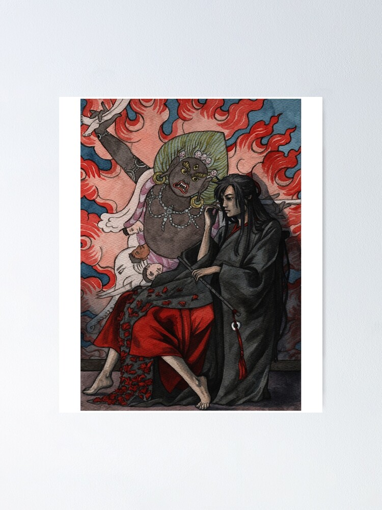 Lan Zhan mo dao zu shi anime Poster for Sale by BlancheCerfbeer