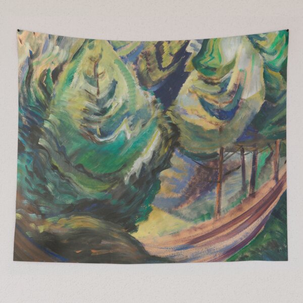 Artikelvorschau, Pfad zwischen Kiefern von Emily Carr entworfen und verkauft von TheRedVineyard.