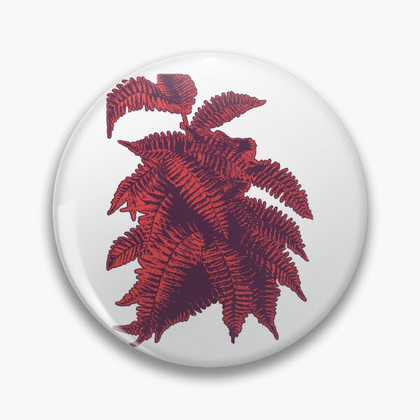 Item preview, Fern Lover | Red and Purple Artwork |  designed and sold by VintagePlantJoy.