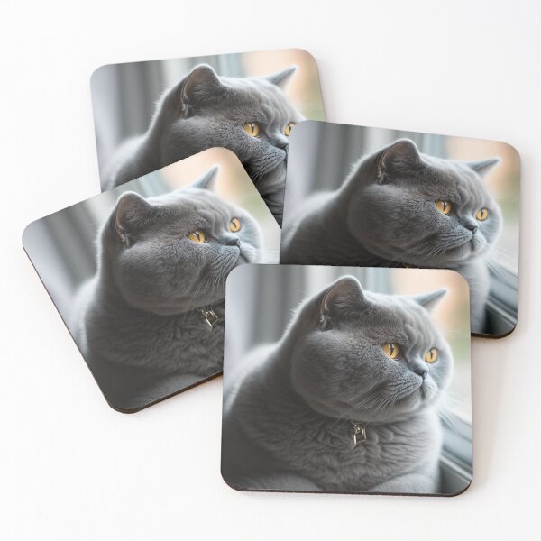 Item preview, British shorthair cat Davina designed and sold by Katzenpapas.