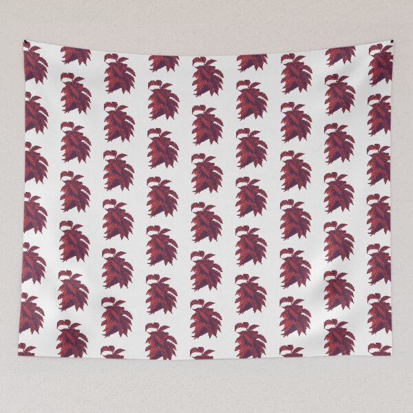 Item preview, Fern Lover | Red and Purple Artwork |  designed and sold by VintagePlantJoy.