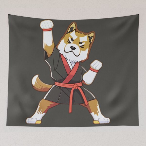 Item preview, Dog Knows Karate designed and sold by via-colab.