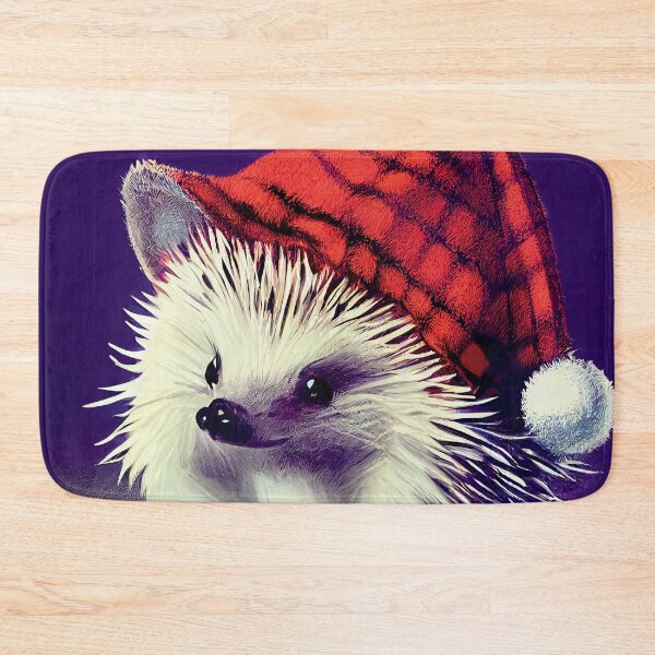 Item preview, a small white animal wearing a red hat designed and sold by DesignAtYO.