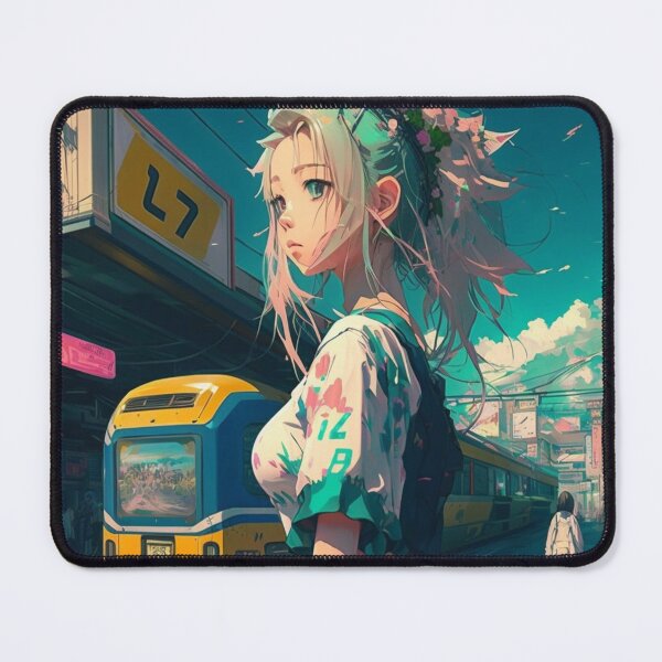 Item preview, adorable anime girl painting designed and sold by gonencenc.