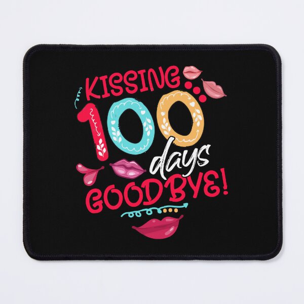 Item preview, Kissing 100 Days Goodbye Funny 100th Days of School designed and sold by Dressed For  Duty.