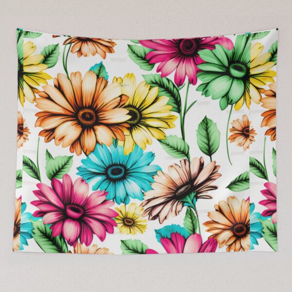 Aperçu de l'œuvre Artères florales : une explosion de couleurs et de vie créée et vendue par JOY STORE 45.