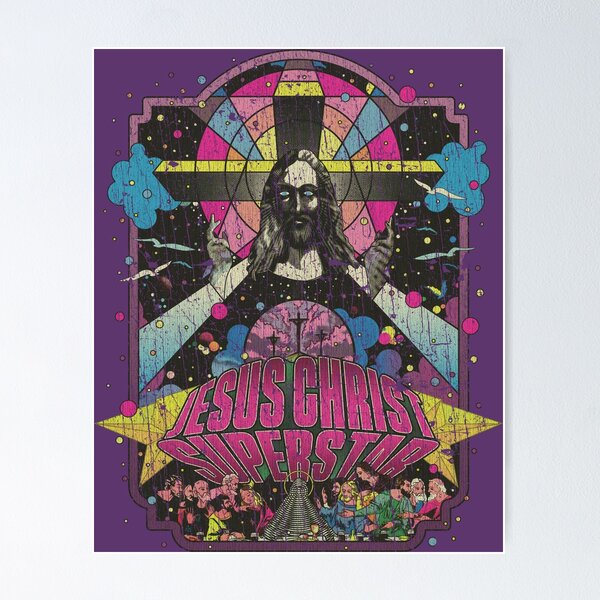 Item preview, Psychedelic Jesus Christ Superstar 1971 designed and sold by AstroZombie6669.