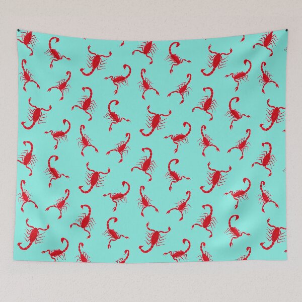 Item preview, Simple Scorpions on Aqua designed and sold by TigaTiga.