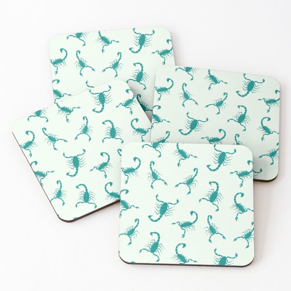 Item preview, Simple Turquoise Scorpions designed and sold by TigaTiga.