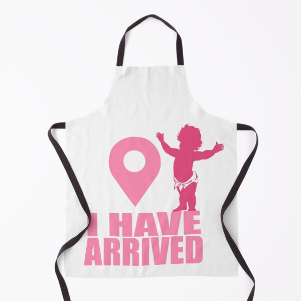 Item preview, I Have Arrived Baby Pink Location Marker designed and sold by The Tinker Man's Daughter.