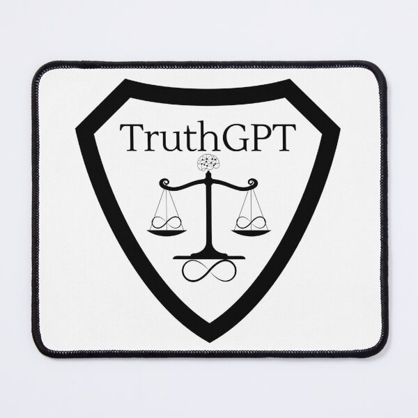 Item preview, TruthGPT Logo Concept - Black Text designed and sold by TheKnightWriter.