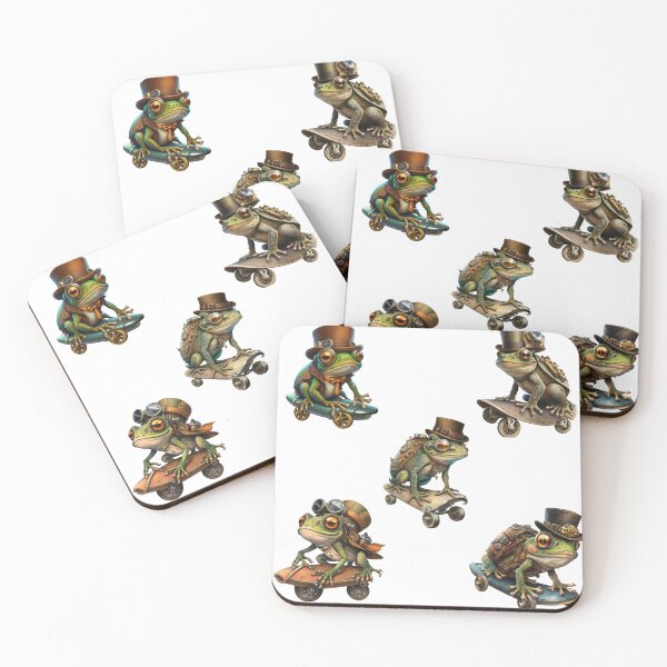 Item preview, Steampunk Frogs Transparent Sticker Pack 1 designed and sold by SpectrumDesign9.