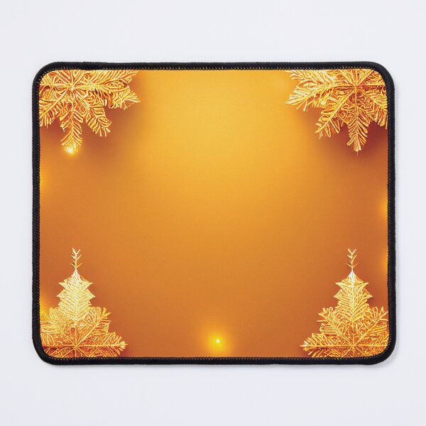 Artikelvorschau, a golden christmas card with snowflakes and lights entworfen und verkauft von DesignAtYO.