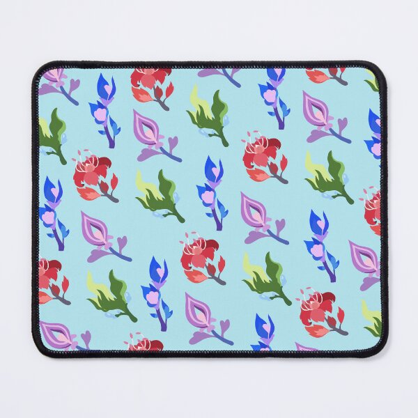 Item preview, Inazuma Flowers Print (blue) designed and sold by casserolestan.