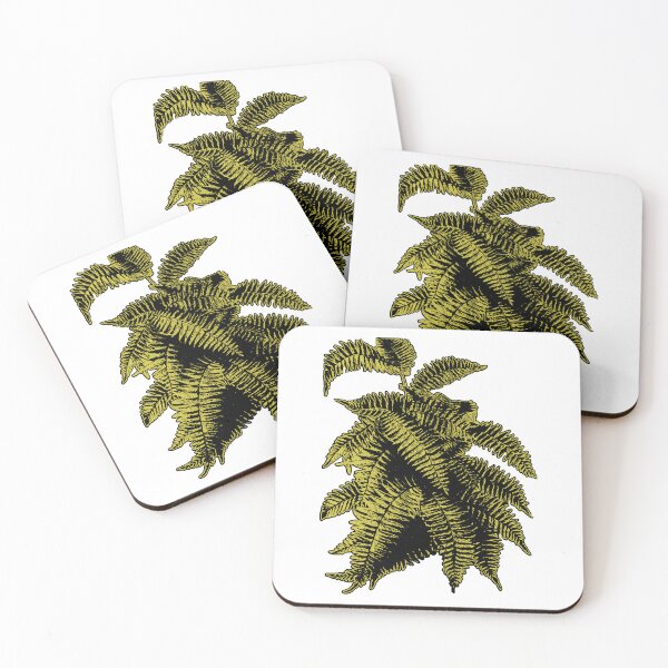 Item preview, Fern Lover | Limone and Black Artwork |  designed and sold by VintagePlantJoy.