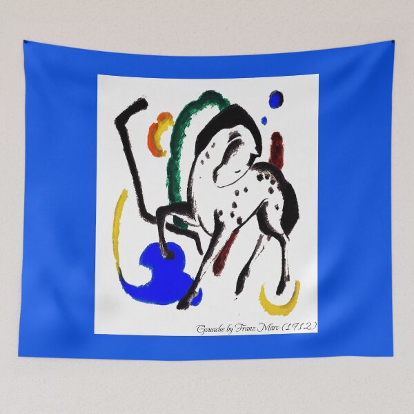 Item preview, Famous Artist: Franz Marc - Gouache (1912) designed and sold by mturns57.