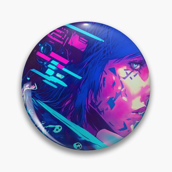 Item preview, Cyber Girl Cyber-Punk Woman Futuristic Portrait designed and sold by BlaqMarqet.