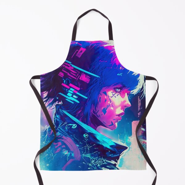 Item preview, Cyber Girl Cyber-Punk Woman Futuristic Portrait designed and sold by BlaqMarqet.