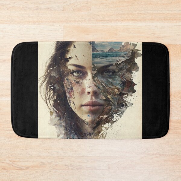 Item preview, Double Exposure Female Portrait designed and sold by MidJourneymen.