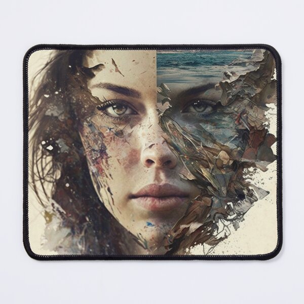 Item preview, Double Exposure Female Portrait designed and sold by MidJourneymen.