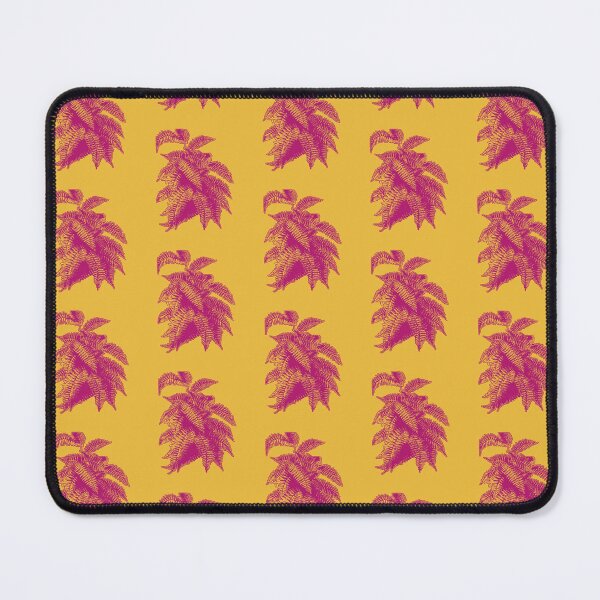 Item preview, Fern Lover | Deep Pink and Yellow Artwork | designed and sold by VintagePlantJoy.