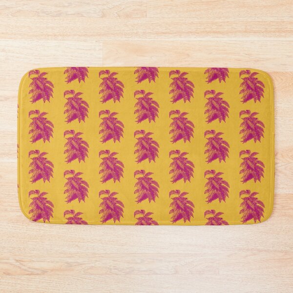 Item preview, Fern Lover | Deep Pink and Yellow Artwork |  designed and sold by VintagePlantJoy.