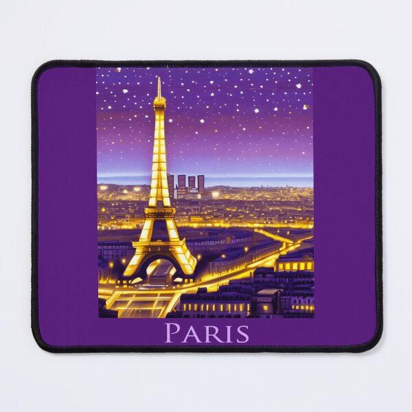 Item preview, Paris Under a Purple Starry Sky designed and sold by Marymarice.