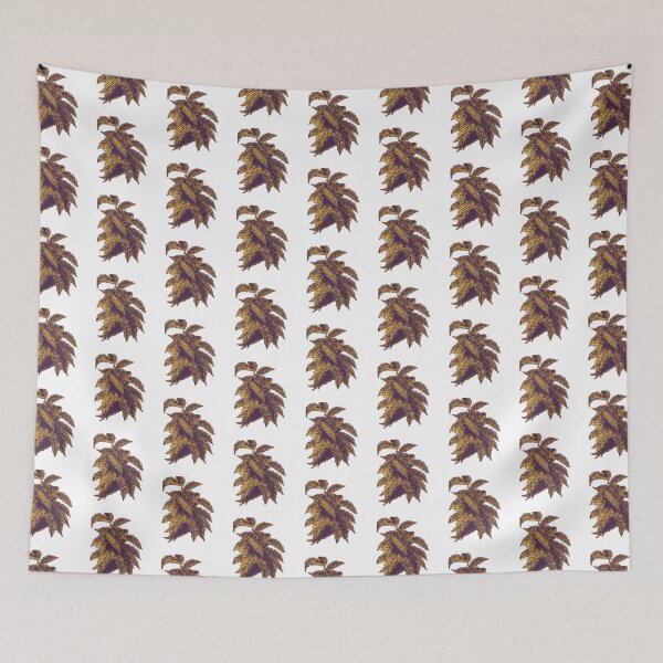 Item preview, Fern Lover | Yellow and Purple Artwork |  designed and sold by VintagePlantJoy.