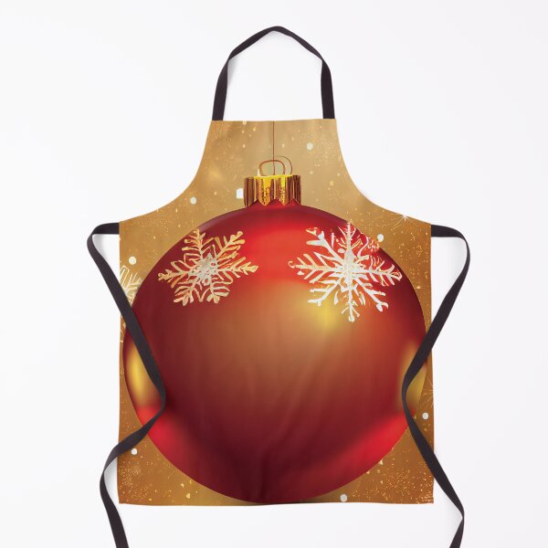 Item preview, a red christmas ornament with snowflakes on it designed and sold by DesignAtYO.