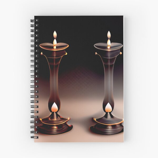 Item preview, a couple of candles sitting on top of a table designed and sold by DesignAtYO.