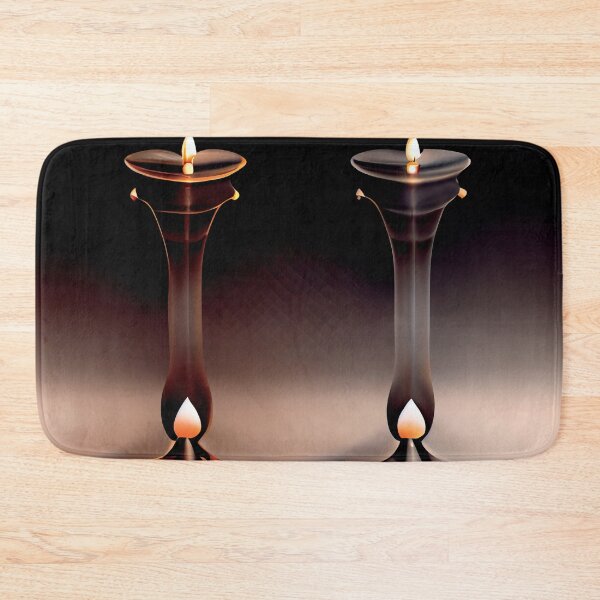 Item preview, a couple of candles sitting on top of a table designed and sold by DesignAtYO.