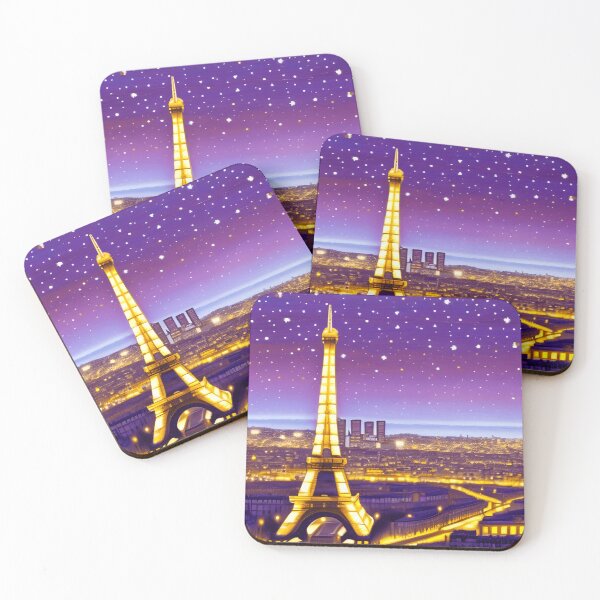Item preview, Paris Under a Purple Starry Sky designed and sold by Marymarice.