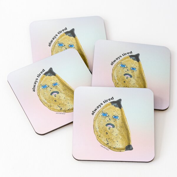 Item preview, Always Tired Banana Dude, Aesthetic Pastel | lilsboobthangs designed and sold by lilsboobthangs.