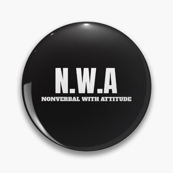 Item preview, NWA Nonverbal With Attitude  designed and sold by Disabledland.