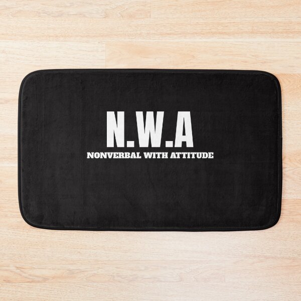 Item preview, NWA Nonverbal With Attitude  designed and sold by Disabledland.