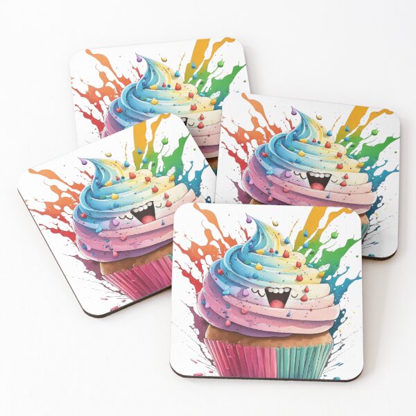Item preview, You Bake The World A Better Place Colorful Cupcake designed and sold by Verkansen.