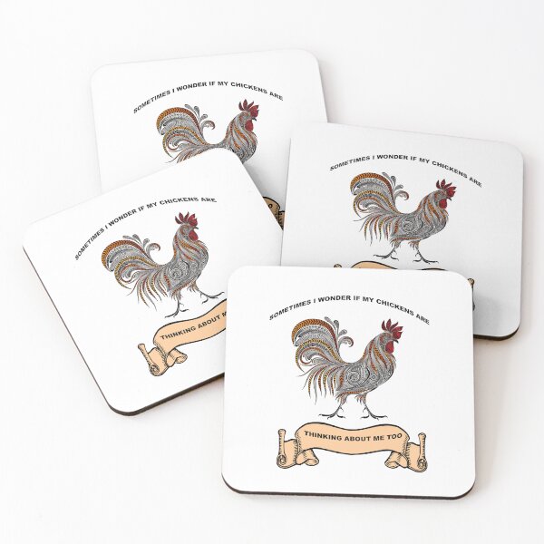 Item preview, Sometimes I Wonder If My Chickens Are Thinking About Me Too  designed and sold by muta1993.