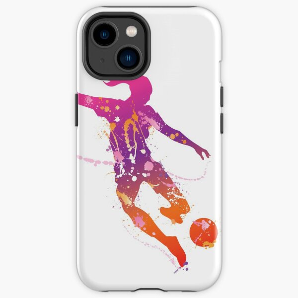 Female soccer player iPhone Tough Case