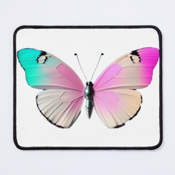 Item preview, Colorful Pink White Blue Butterfly  designed and sold by DreamingAwake1.