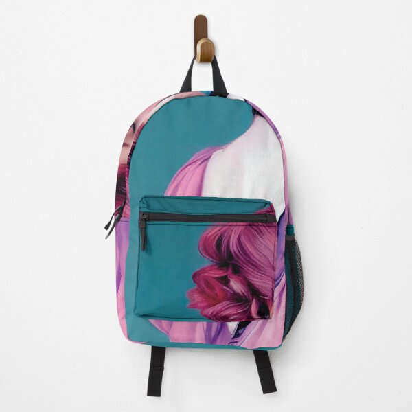 Item preview, a painting of a woman with pink hair designed and sold by DesignAtYO.