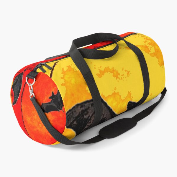 Item preview, HALLOWEEN BATS RED-YELLOW ABSTRACT ART   designed and sold by sharlesart.