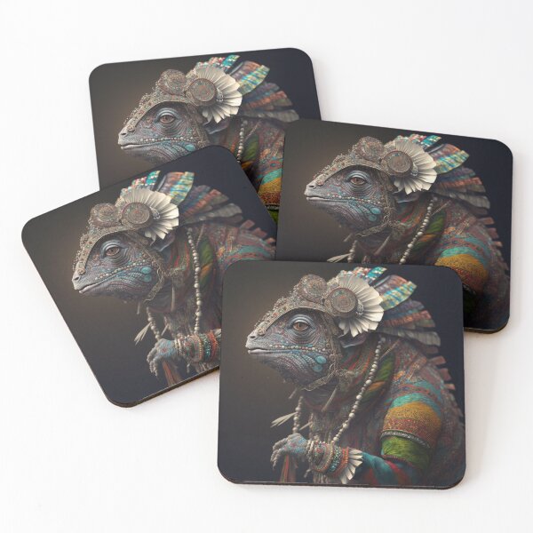Item preview, Aztec chameleon  designed and sold by amindforall.