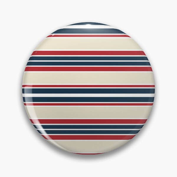 Item preview, Horizontal navy stripes design - red and beige designed and sold by BattaAnastasia.