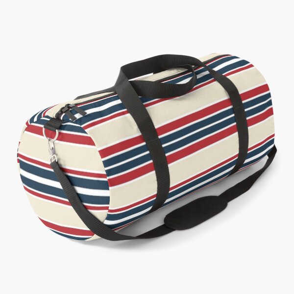 Item preview, Horizontal navy stripes design - red and beige designed and sold by BattaAnastasia.