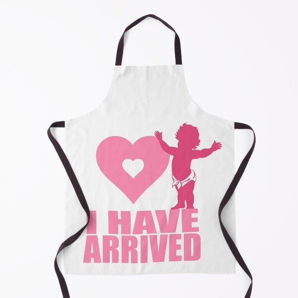 Item preview, I Have Arrived Baby Pink Heart Location Marker designed and sold by The Tinker Man's Daughter.