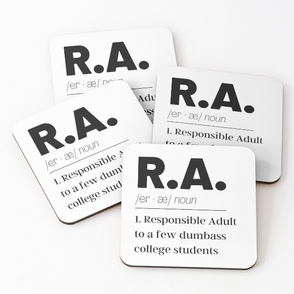 Item preview, Funny Resident Assistant, Resident Advisor Joke designed and sold by ThoughtJumble.