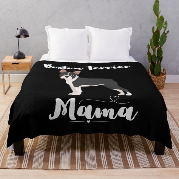 Artikelvorschau, Boston-Terrier-Mama-Shirt entworfen und verkauft von Rich Summers Art.