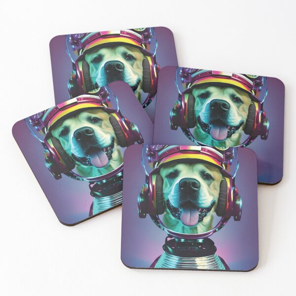 Item preview, Astronaut Dog Steampunk Style, Made with AI designed and sold by Awokken.