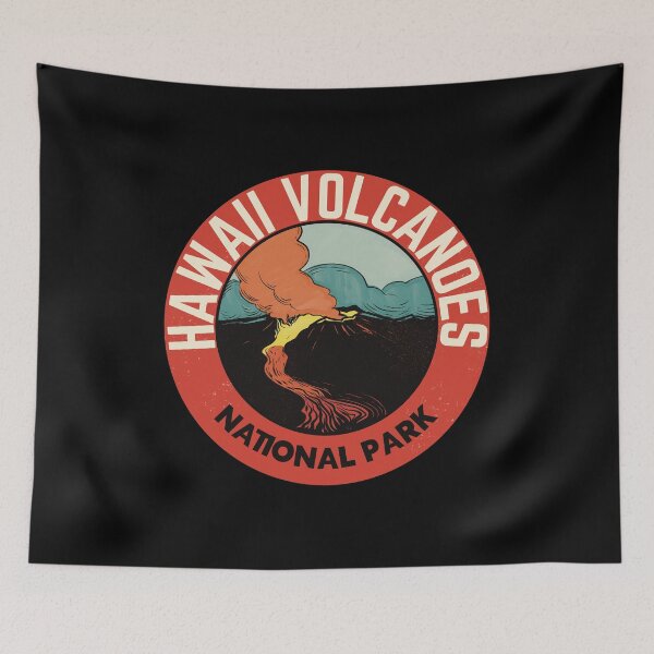 Item preview, Retro Hawaii Volcanoes National Park designed and sold by HalpinDesign.